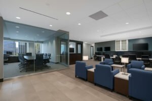Chicago home cleaning service showcasing a spotless open kitchen and living area.